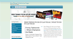 Desktop Screenshot of freethingsinlasvegas.com