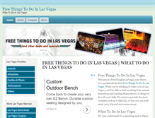 Tablet Screenshot of freethingsinlasvegas.com